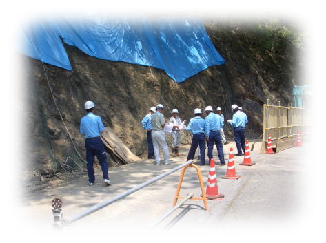 支部パトロール隊による現場安全パトロールの様子です!