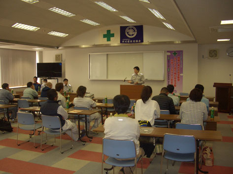 研修終了後には終了証が参加者に渡されます。