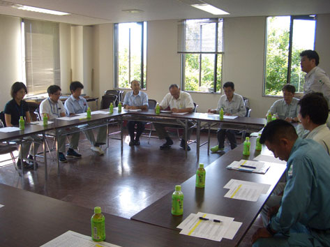 峡南建設事務所若手職員との意見交換会