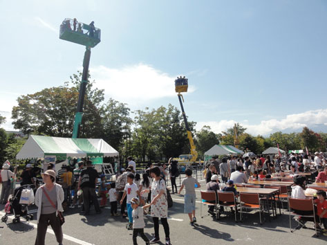 山梨県建設業協会主催の建設まつりに参画しました